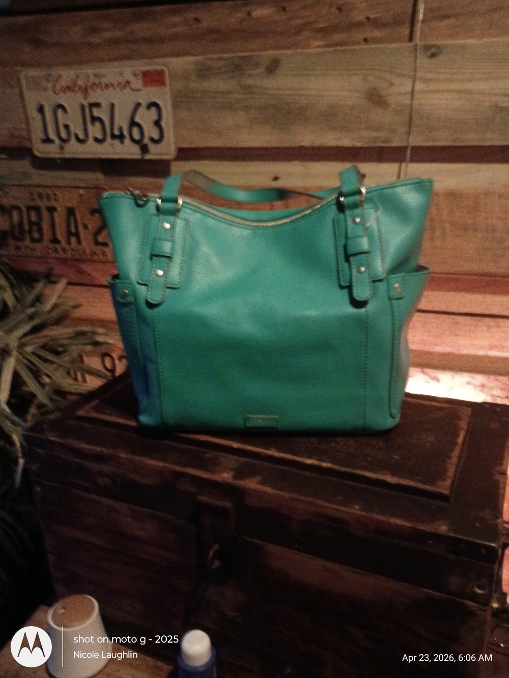 Relic Turquoise Tote Satchel